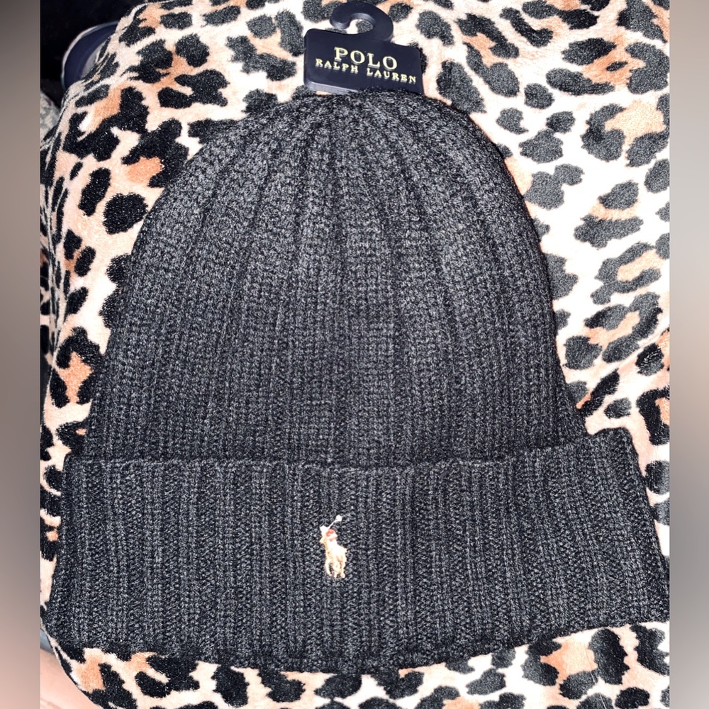 POLO Ralph Lauren Black Beanie NWT